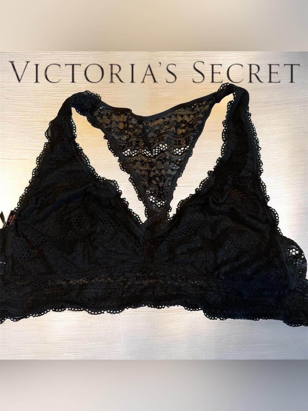 Victoria's Secret Black Lace Bralette